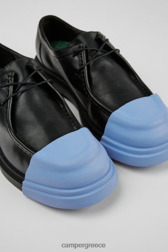 μαύρος Junction μαύρα δερμάτινα παπούτσια αποκλειστικά για γυναίκες Camper XTDPX1076