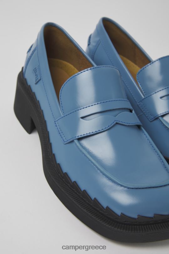 μπλε Taylor blue δερμάτινα loafers για γυναίκες αποκλειστικά Camper XTDPX966