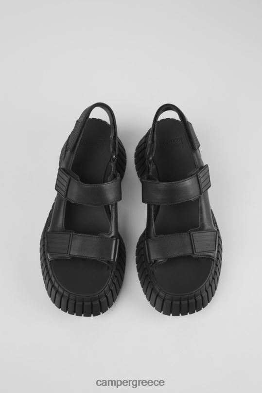 μαύρος bcn μαύρα δερμάτινα σανδάλια για γυναίκες αποκλειστικά Camper XTDPX940