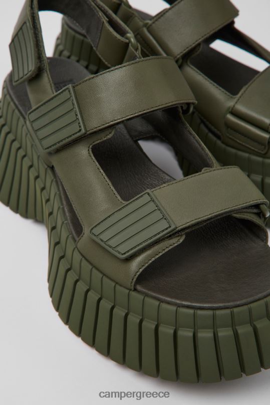 πράσινος bcn πράσινα δερμάτινα σανδάλια για γυναίκες νέες αφίξεις Camper XTDPX942