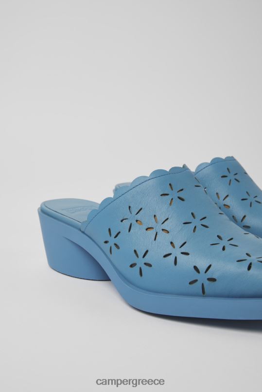 μπλε αποκλειστικά bonnie blue leather mules για γυναίκες Camper XTDPX964