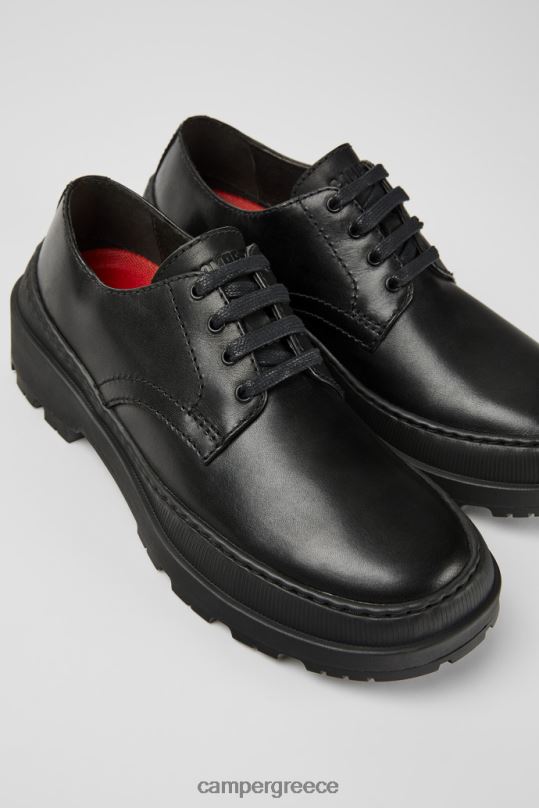 μαύρος αποκλειστικά γυναικεία μαύρα δερμάτινα παπούτσια brutus trek michelin Camper XTDPX1065 μαύρος αποκλειστικά γυναικεία μαύρα δερμάτινα παπούτσια brutus trek michelin Camper XTDPX1065