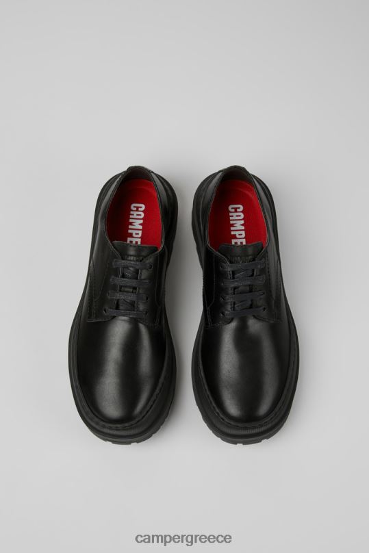 μαύρος αποκλειστικά γυναικεία μαύρα δερμάτινα παπούτσια brutus trek michelin Camper XTDPX1065