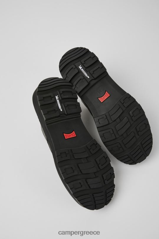 μαύρος αποκλειστικά γυναικεία μαύρα δερμάτινα παπούτσια brutus trek michelin Camper XTDPX1065