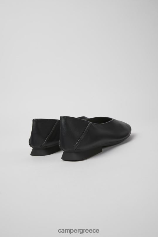 μαύρος design casi myra μαύρες δερμάτινες μπαλαρίνες για γυναίκες Camper XTDPX971