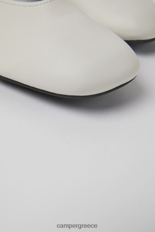 άσπρο design casi myra λευκές δερμάτινες μπαλαρίνες για γυναίκες Camper XTDPX972