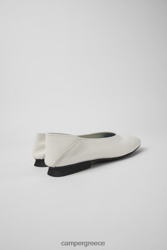 άσπρο design casi myra λευκές δερμάτινες μπαλαρίνες για γυναίκες Camper XTDPX972