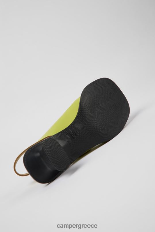 πράσινος σχέδιο dina πράσινα δερμάτινα σανδάλια για γυναίκες Camper XTDPX1023