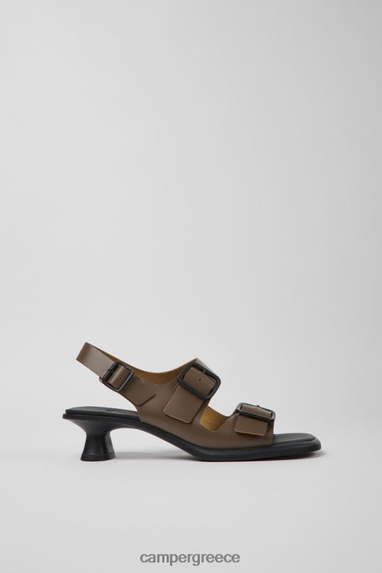 καφέ Δερμάτινα πέδιλα dina καφέ για γυναίκες νέες αφίξεις Camper XTDPX1024