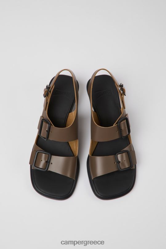 καφέ Δερμάτινα πέδιλα dina καφέ για γυναίκες νέες αφίξεις Camper XTDPX1024