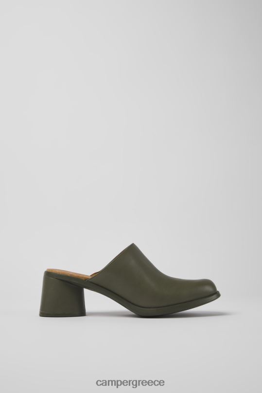 πράσινος kiara green leather mules για γυναίκες νέες αφίξεις Camper XTDPX957