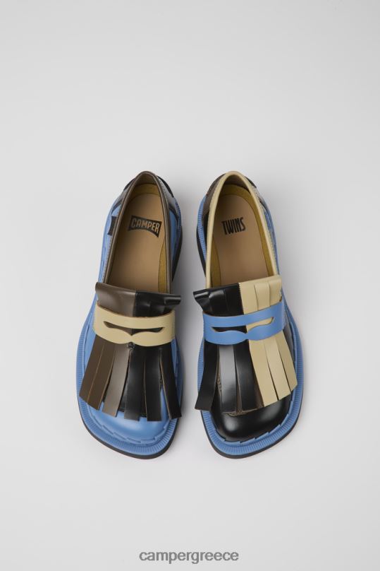 πολύχρωμος δίδυμα πολύχρωμα δερμάτινα loafers αποκλειστικά για γυναίκες Camper XTDPX954