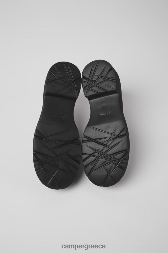 μαύρος αποκλειστικά milah μαύρα δερμάτινα παπούτσια για γυναίκες Camper XTDPX947