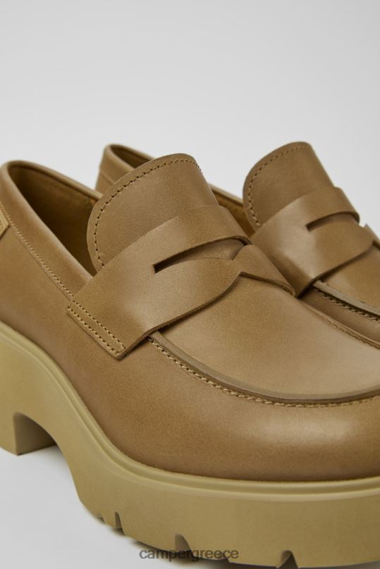 μπεζ milah beige δερμάτινα loafers για γυναίκες αποκλειστικά Camper XTDPX1068 μπεζ milah beige δερμάτινα loafers για γυναίκες αποκλειστικά Camper XTDPX1068