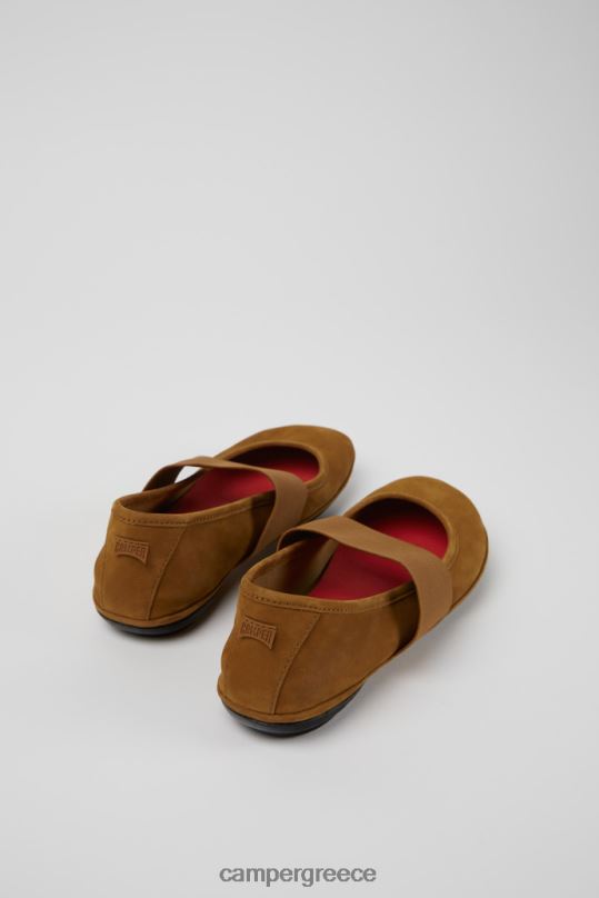 καφέ δεξιά καφέ μπαλαρίνες nubuck γυναικεία αποκλειστικά Camper XTDPX1112