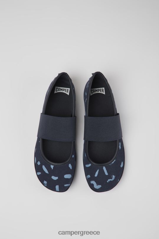 πολύχρωμος σχεδίαση σωστές πολύχρωμες μπαλαρίνες nubuck και δερμάτινες για γυναίκες Camper XTDPX987