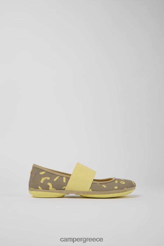 άσπρο Γυναικεία αθλητικά παπούτσια από ύφασμα και nubuck με σωστό σχεδιασμό Camper XTDPX988