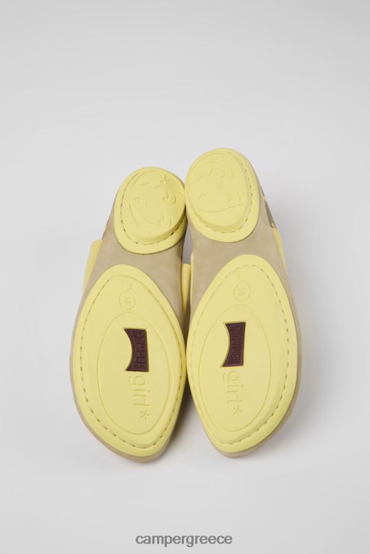 άσπρο Γυναικεία αθλητικά παπούτσια από ύφασμα και nubuck με σωστό σχεδιασμό Camper XTDPX988