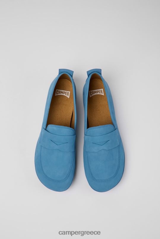 μπλε Σχεδιάστε σωστά μπλε παπούτσια nubuck για γυναίκες Camper XTDPX998
