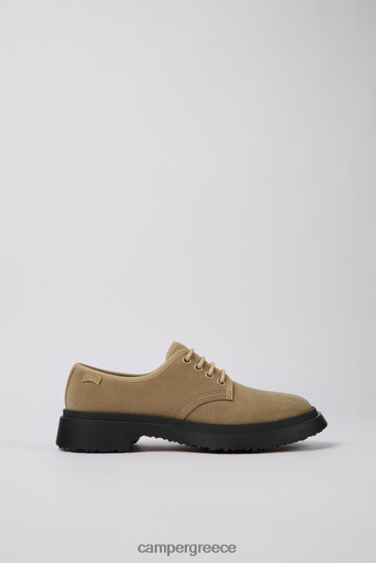 μπεζ Γυναικεία παπούτσια nubuck σχεδίασης walden μπεζ Camper XTDPX986
