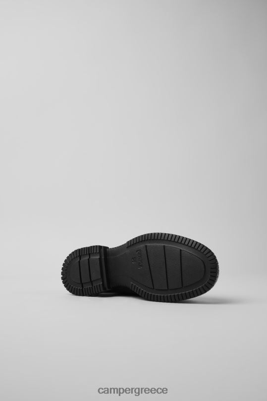 μαύρος αποκλειστικά γυναικεία παπούτσια από ανακυκλωμένο βαμβάκι και δερμάτινα μαύρα pix Camper XTDPX1122