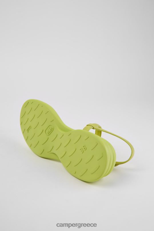 πράσινος γυναικεία δερμάτινα πέδιλα σχεδίου spiro πράσινα Camper XTDPX1012