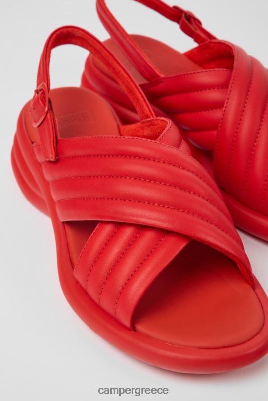 το κόκκινο spiro red δερμάτινα σανδάλια για γυναίκες νέες αφίξεις Camper XTDPX1045