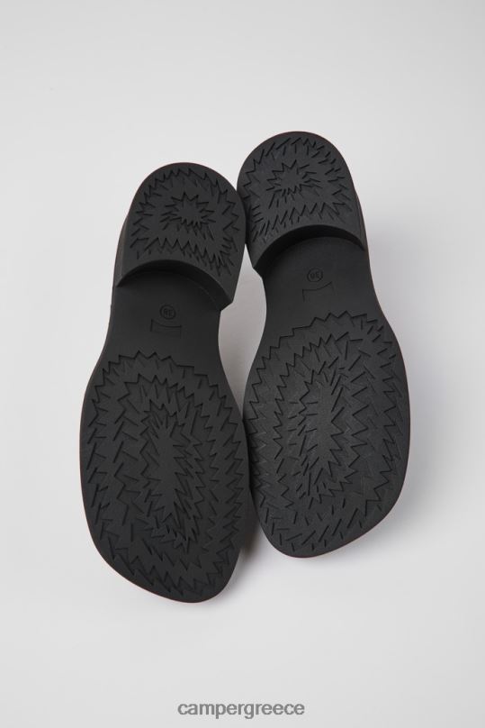 μαύρος Σχέδιο taylor μαύρα δερμάτινα loafers για γυναίκες Camper XTDPX952