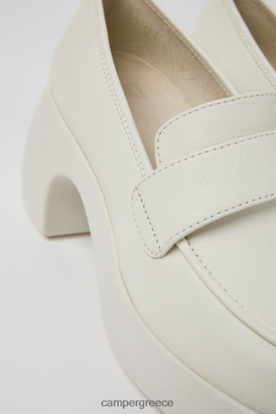 άσπρο Αποκλειστικά γυναικεία λευκά δερμάτινα παπούτσια thelma Camper XTDPX951
