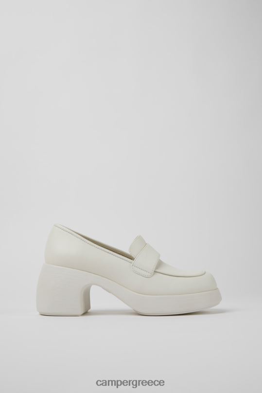 άσπρο Αποκλειστικά γυναικεία λευκά δερμάτινα παπούτσια thelma Camper XTDPX951
