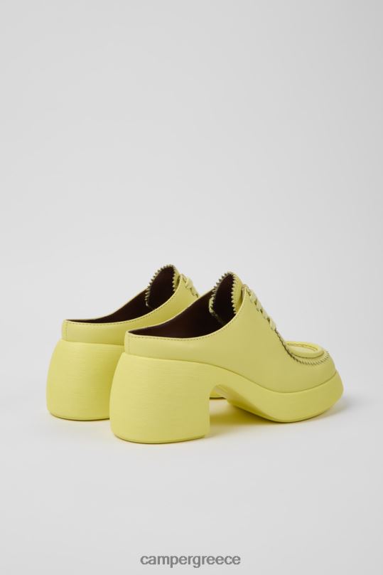 κίτρινος σχεδίαση thelma yellow leather mules για γυναίκες Camper XTDPX1097