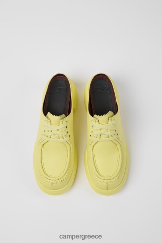 κίτρινος σχεδίαση thelma yellow leather mules για γυναίκες Camper XTDPX1097