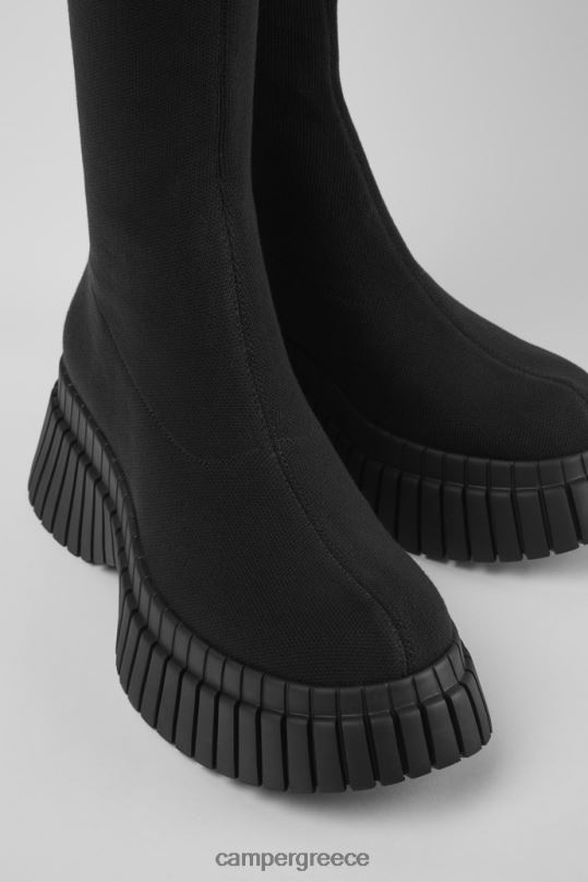 μαύρος design bcn μαύρες υφασμάτινες μπότες για γυναίκες Camper XTDPX619