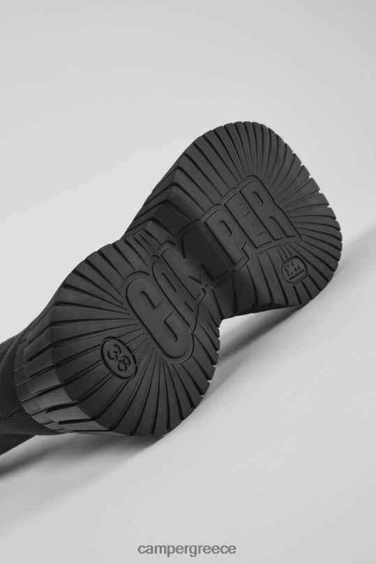 μαύρος design bcn μαύρες υφασμάτινες μπότες για γυναίκες Camper XTDPX619