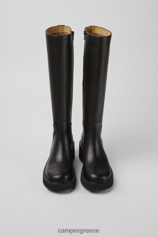 μαύρος milah μαύρες δερμάτινες ψηλές μπότες για γυναίκες αποκλειστικά Camper XTDPX627