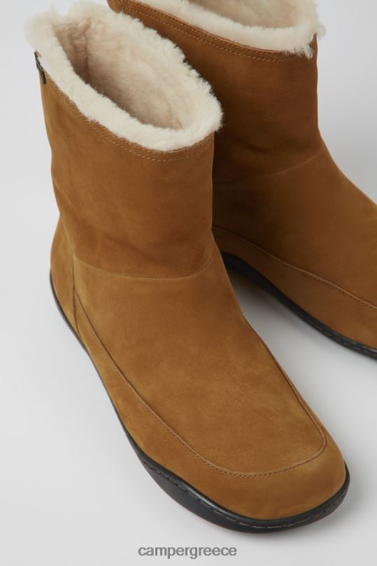 καφέ peu καφέ μποτάκια nubuck για γυναίκες νέες αφίξεις Camper XTDPX629