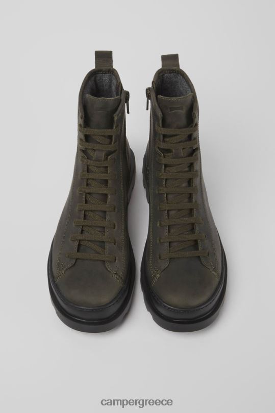 πράσινος Brutus σκούρο πράσινο κερωμένο nubuck μπότες με κορδόνια αποκλειστικά Camper XTDPX517