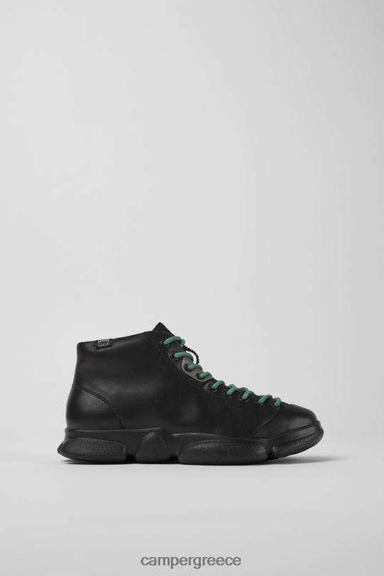 μαύρος αποκλειστικά γυναικεία αθλητικά παπούτσια από μαύρο καρστικό δέρμα Camper XTDPX422