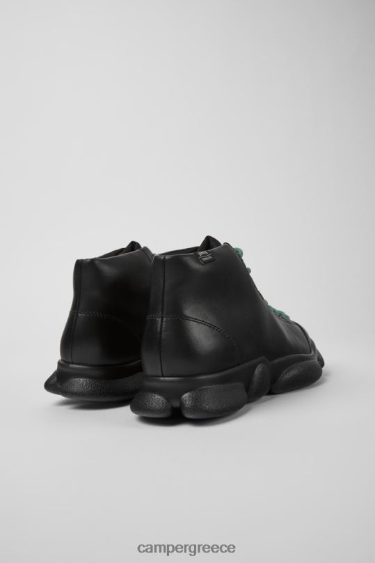 μαύρος αποκλειστικά γυναικεία αθλητικά παπούτσια από μαύρο καρστικό δέρμα Camper XTDPX422