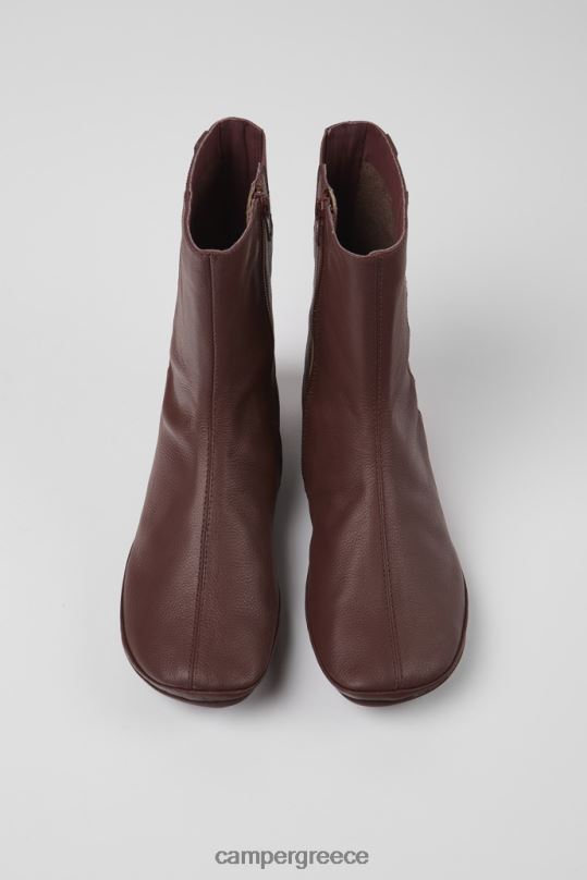 Βουργουνδία δεξιές μπορντό δερμάτινες μπότες για γυναίκες νέες αφίξεις Camper XTDPX531