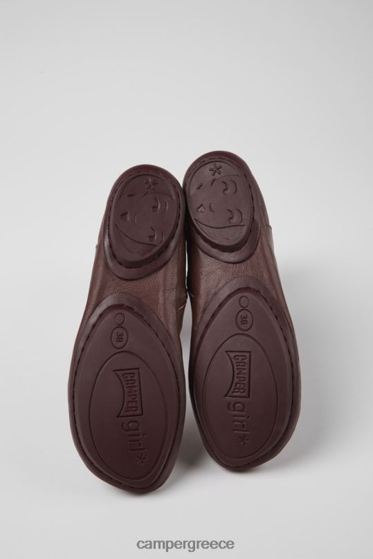 Βουργουνδία δεξιές μπορντό δερμάτινες μπότες για γυναίκες νέες αφίξεις Camper XTDPX531