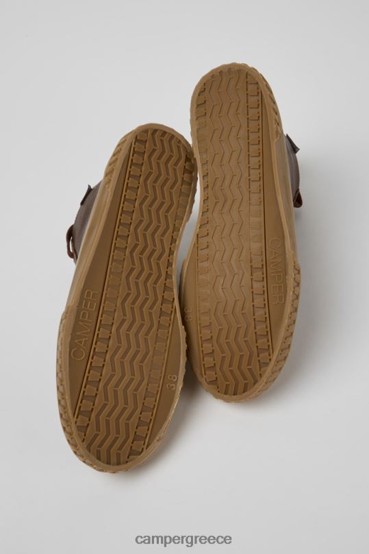 καφέ αποκλειστικές γυναικείες δερμάτινες μπότες καμαλέον καφέ Camper XTDPX590