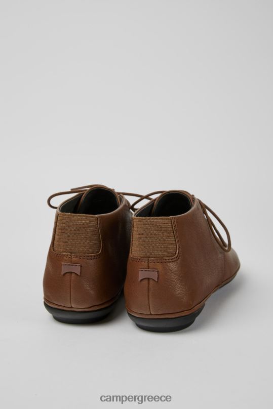 καφέ Σχέδιο δεξί καφέ με κορδόνι μέχρι τον αστράγαλο μποτάκι για γυναίκες Camper XTDPX614