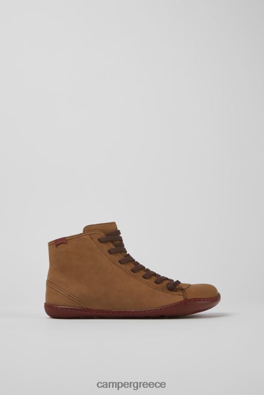 καφέ Peu καφέ δερμάτινα μποτάκια για γυναίκες αποκλειστικά Camper XTDPX530