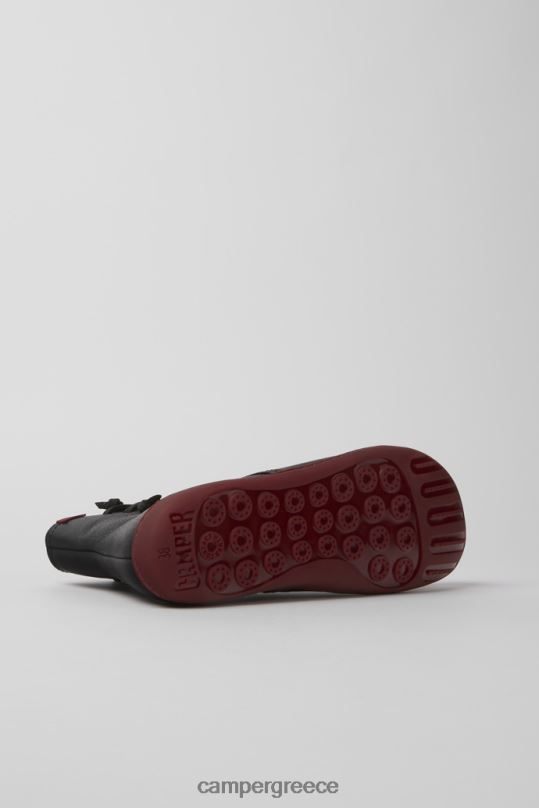 μαύρος αποκλειστικές μαύρες δερμάτινες μπότες Peu για γυναίκες Camper XTDPX535