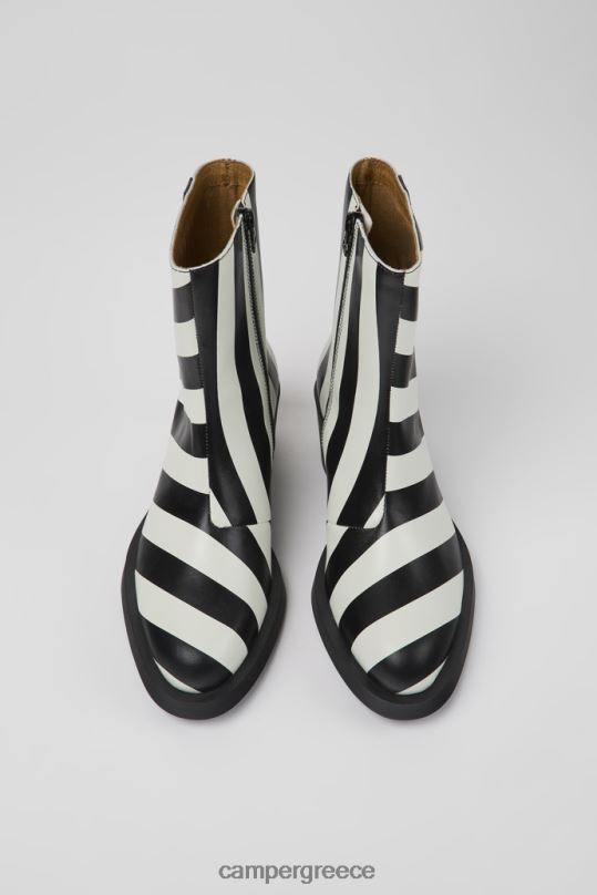 μαύρος bonnie ασπρόμαυρες δερμάτινες μπότες με ρίγες για γυναίκες νέες αφίξεις Camper XTDPX404