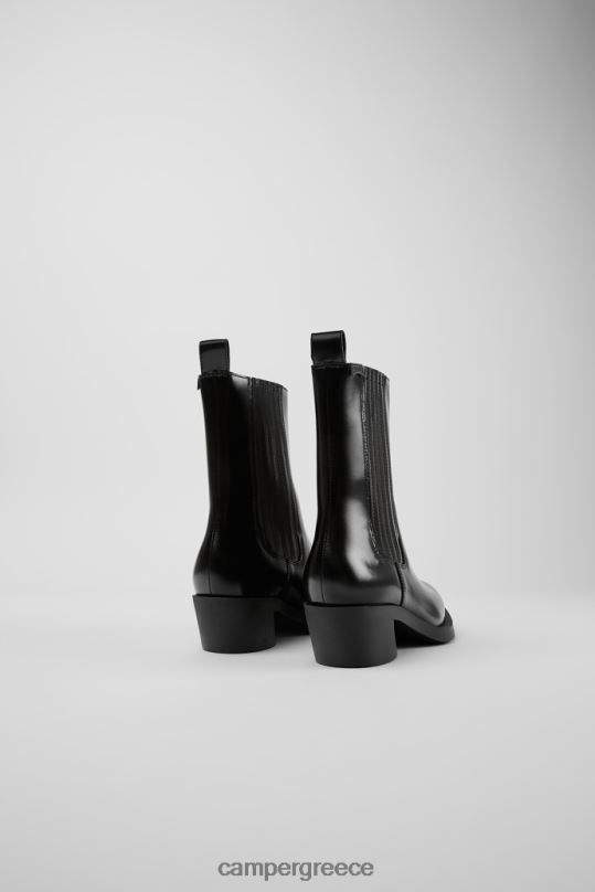 μαύρος αποκλειστικές bonnie δερμάτινες μπότες για γυναίκες Camper XTDPX443