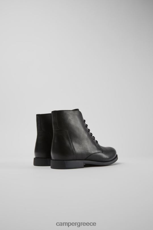 μαύρος αποκλειστικά bowie μαύρα δερμάτινα μποτάκια για γυναίκες Camper XTDPX538