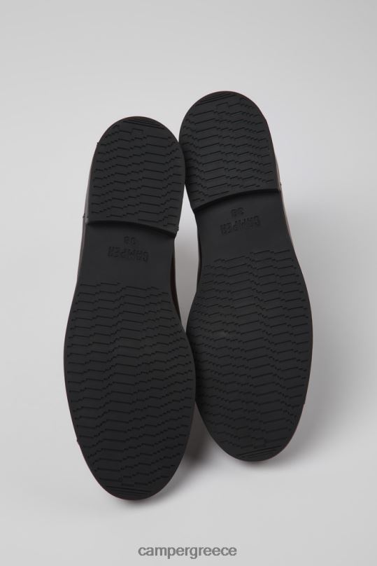 καφέ Σχέδιο bowie καφέ δερμάτινα μποτάκια για γυναίκες Camper XTDPX545