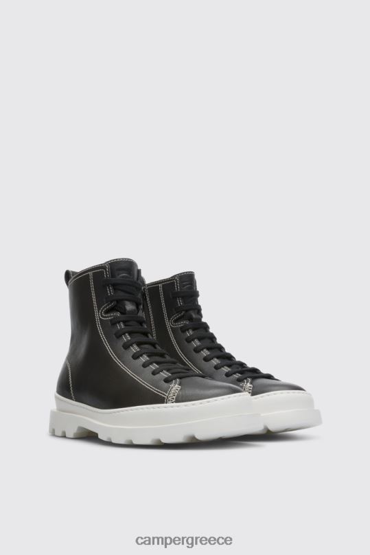 μαύρος σχέδιο brutus μαύρη μπότα για γυναίκες Camper XTDPX583